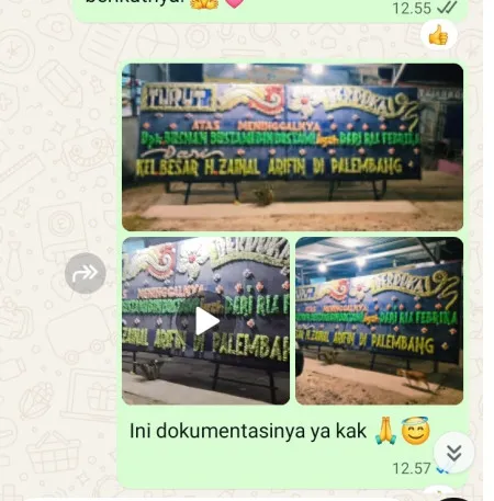 Pengiriman Papan Bunga Duka Natuna