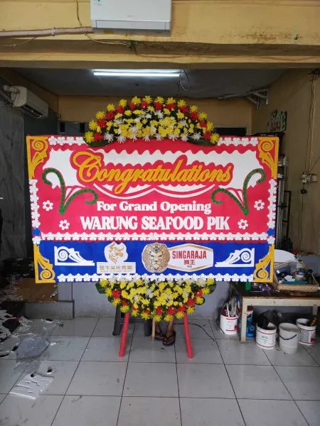 Papan Bunga Ucapan Selamat Natuna